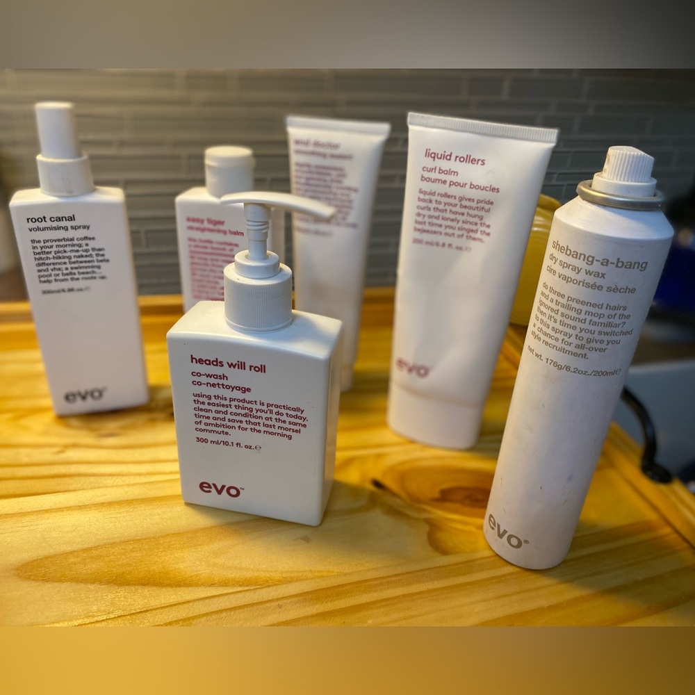 6 Evo hair products